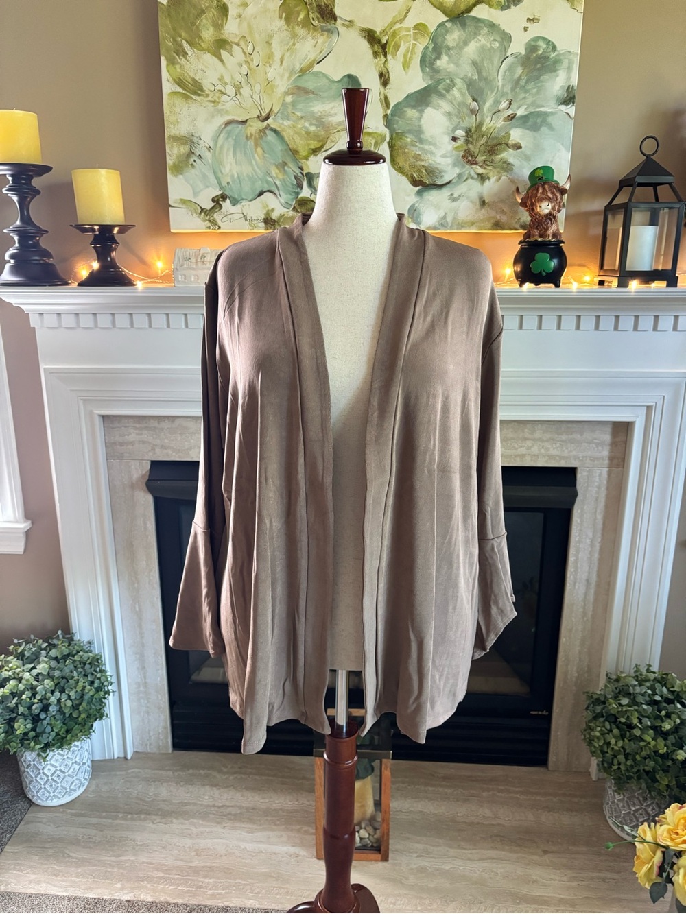 *NEW* Chico’s Travelers Acetate Pine Bark Jacket - Size 4 (20/22)